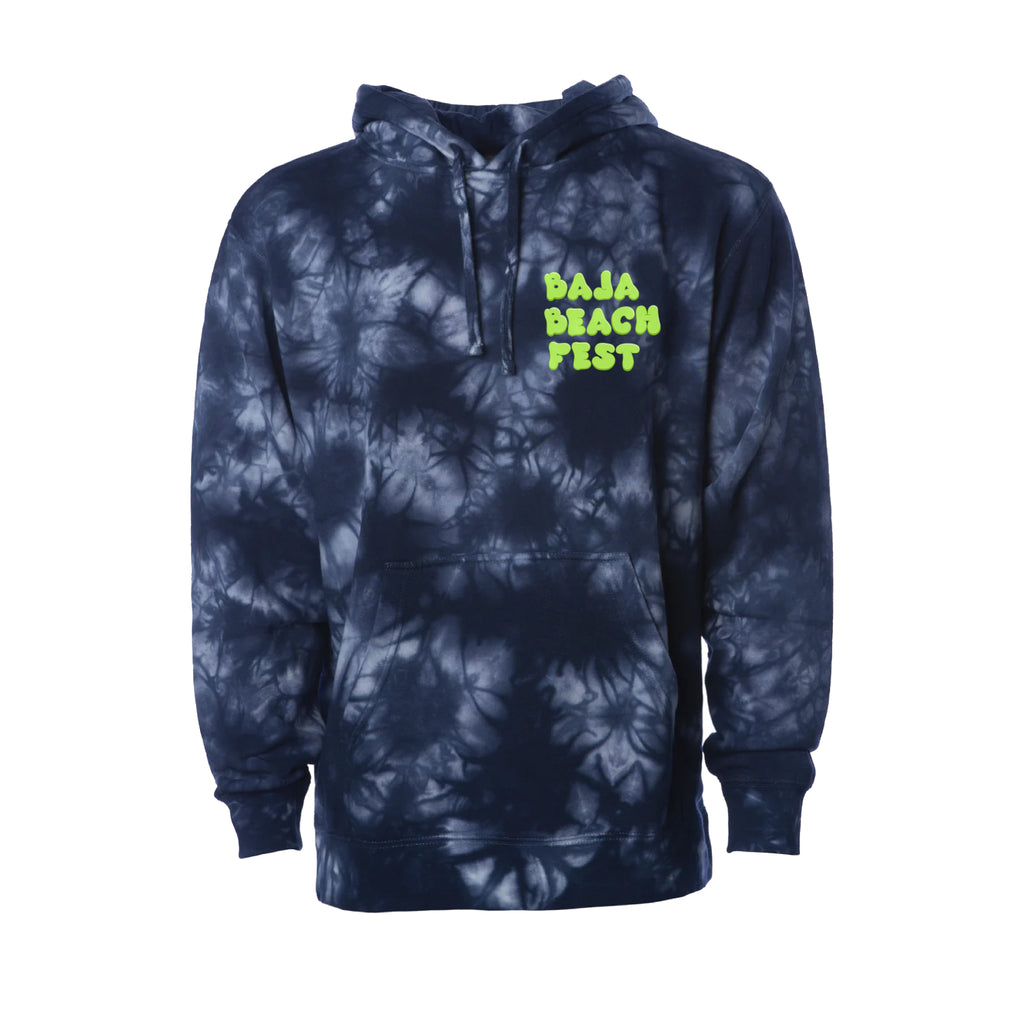 MHMP Tie Dye Hoodie – Baja Beach Fest - Main Image